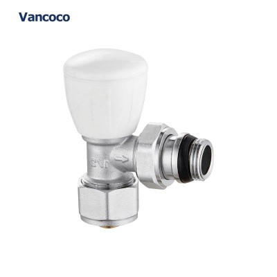 Russian Valve Vancoco YK250-J chrome brass angle radiator valve with 16mm fitting